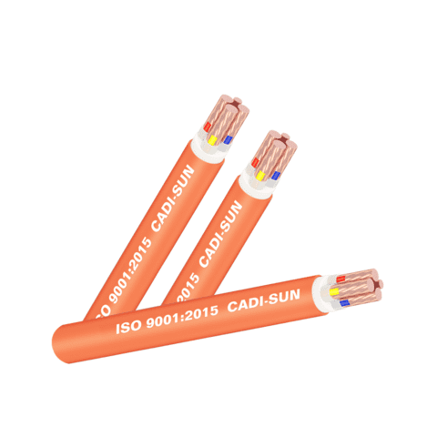 Cáp điện chậm cháy 4 lõi cách điện XLPE, vỏ bọc Fr- PVC 3x+1x